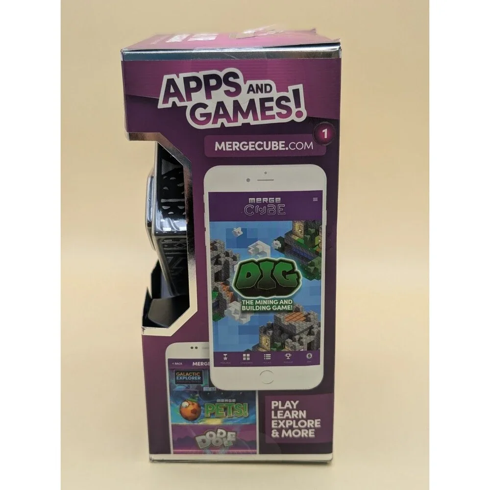 MERGE Cube - Hold Holograms in Your Hand with Award Winning AR Toy for Kids New